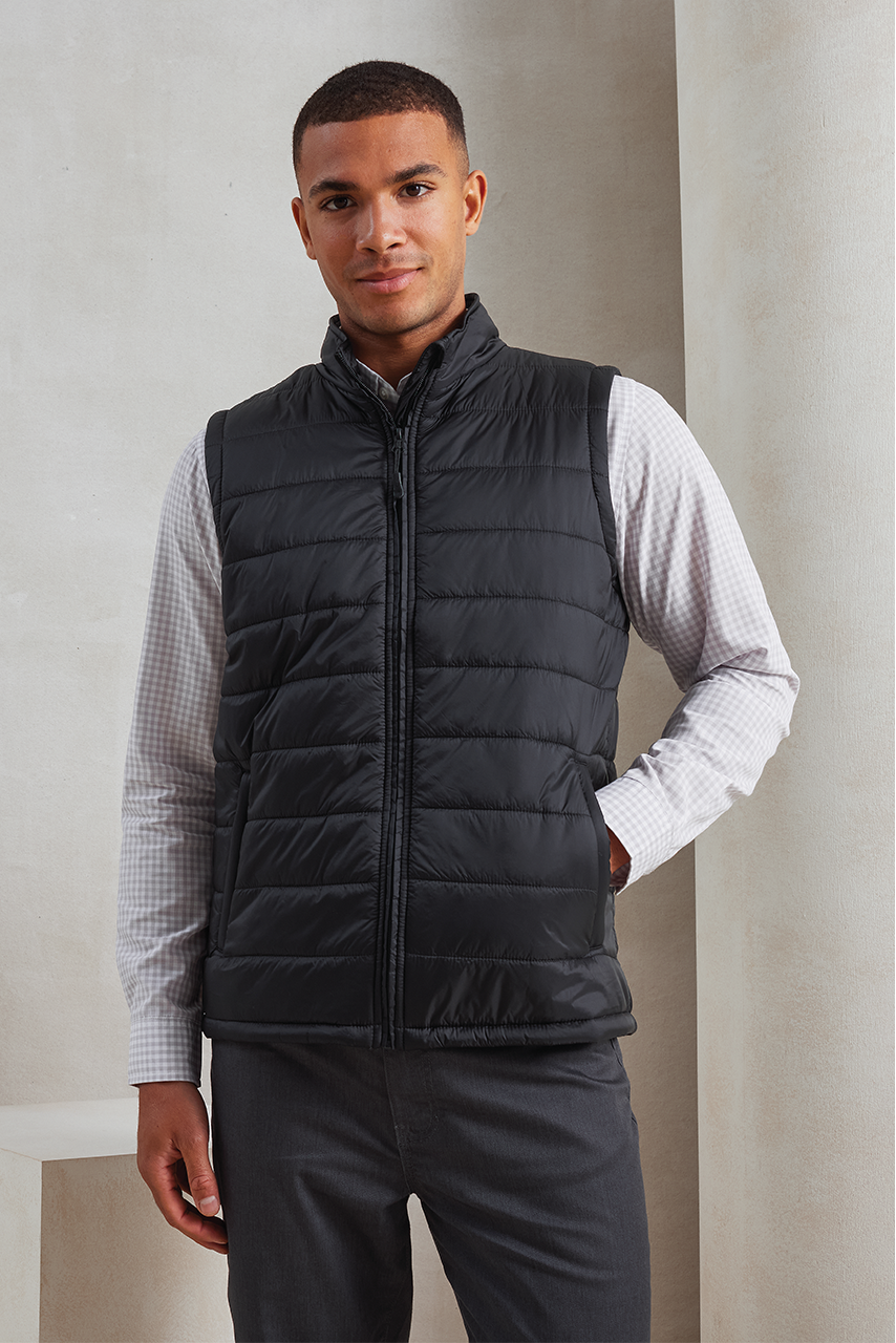 Men's RecycLight Padded Gilet - Eco-Friendly Warmth