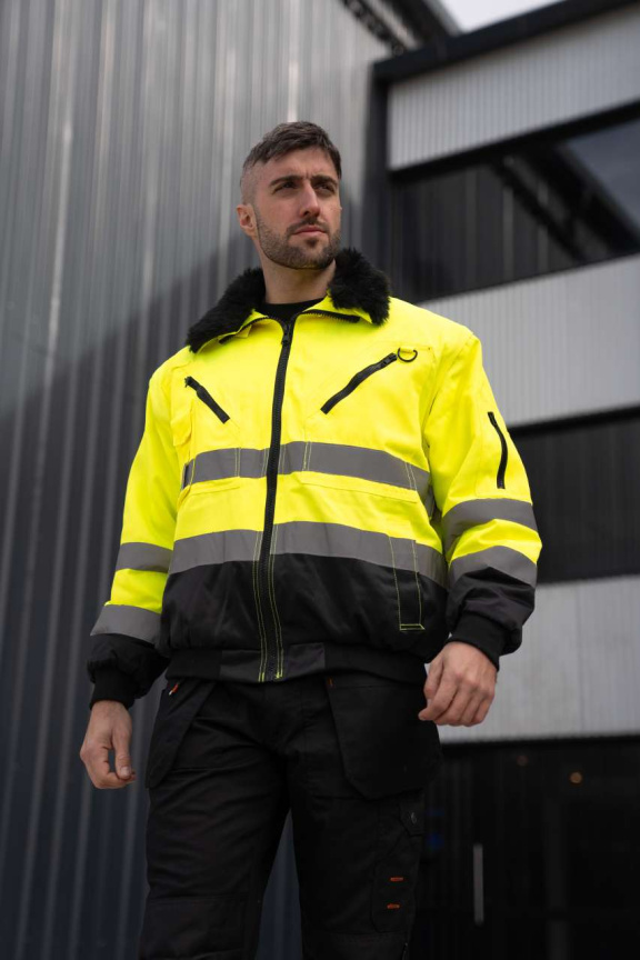 4-in-1 High-Visibility Pilot Jacket for All Seasons