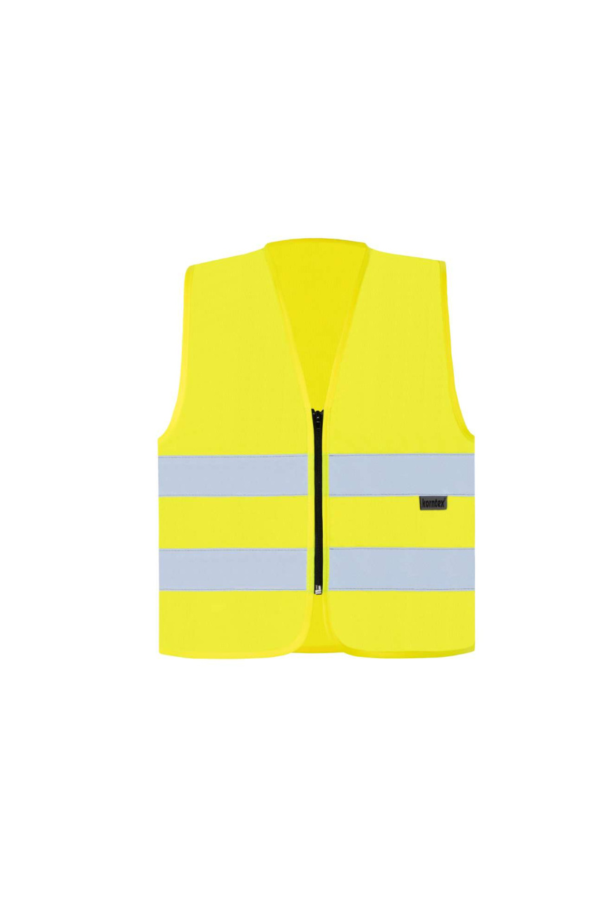 High Visibility Safety Vest with Zipper