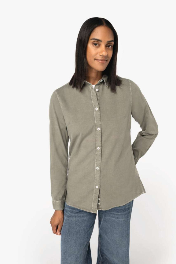 Ladies' Organic Cotton Washed Shirt