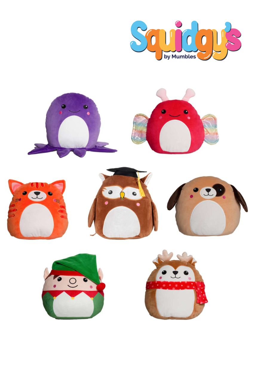 Squidgy's Plush Toy Collection - Customizable & Safe