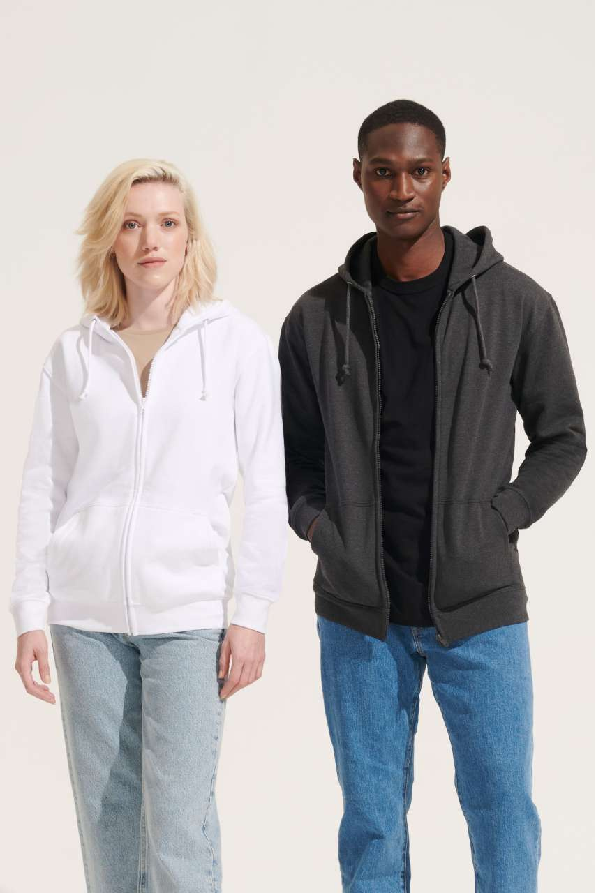 SOL'S CARTER Unisex Full-Zip Hoodie