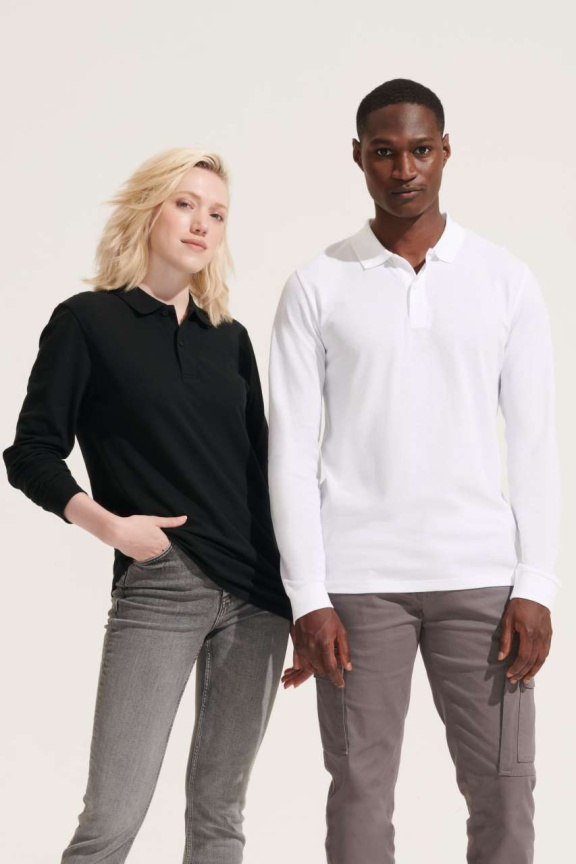 Polo unisex cu mânecă lungă SOL'S PLANET LSL