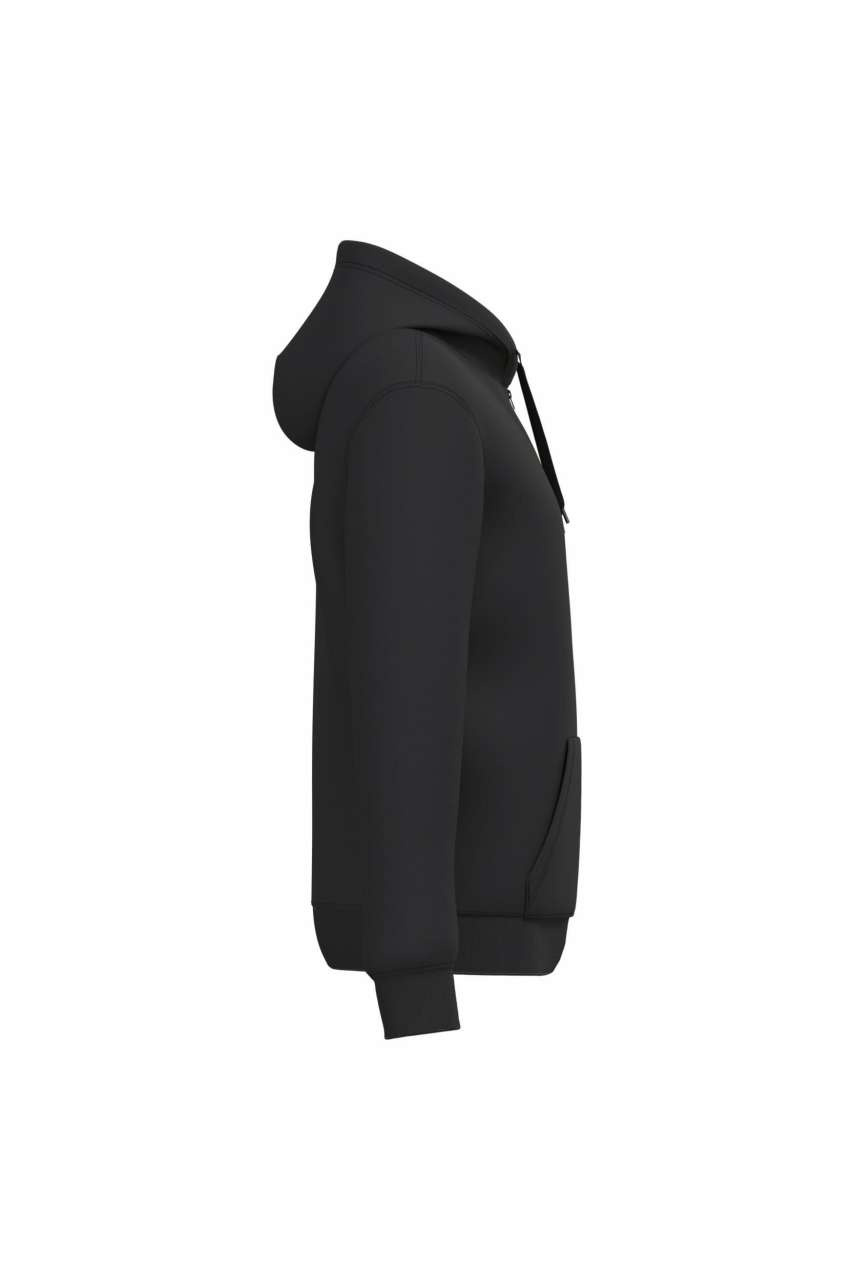 Unisex Full Zip Brushed Fleece Hoodie