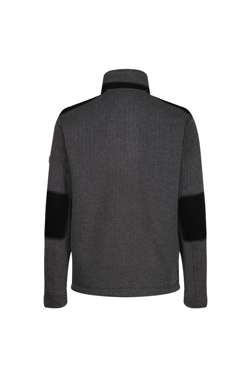 Holbeck Half Zip Fleece with Corduroy Panels