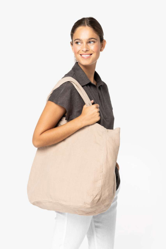 Eco-Friendly Linen Shopping Bag - Sustainable Style