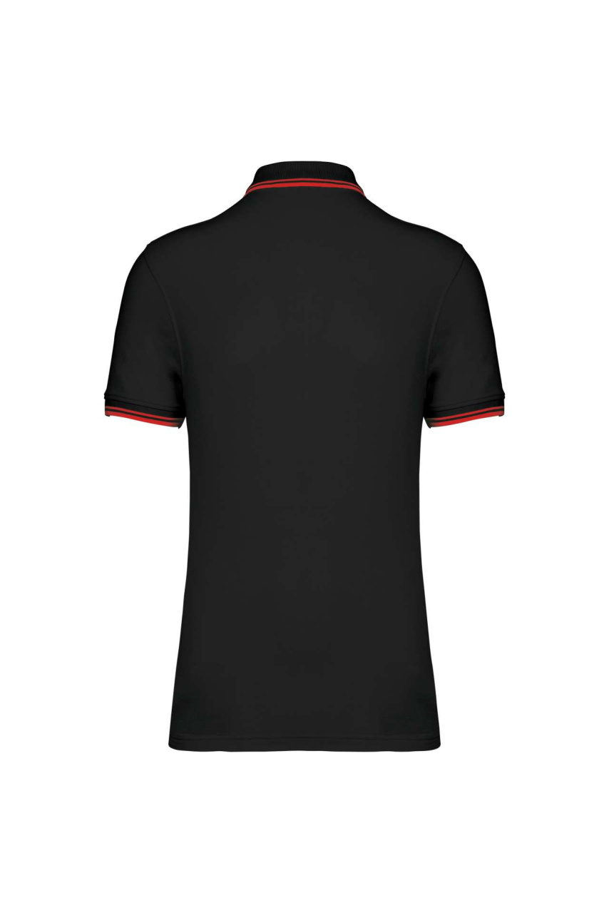 Tricou Polo Bărbați cu Dungi Contrastante