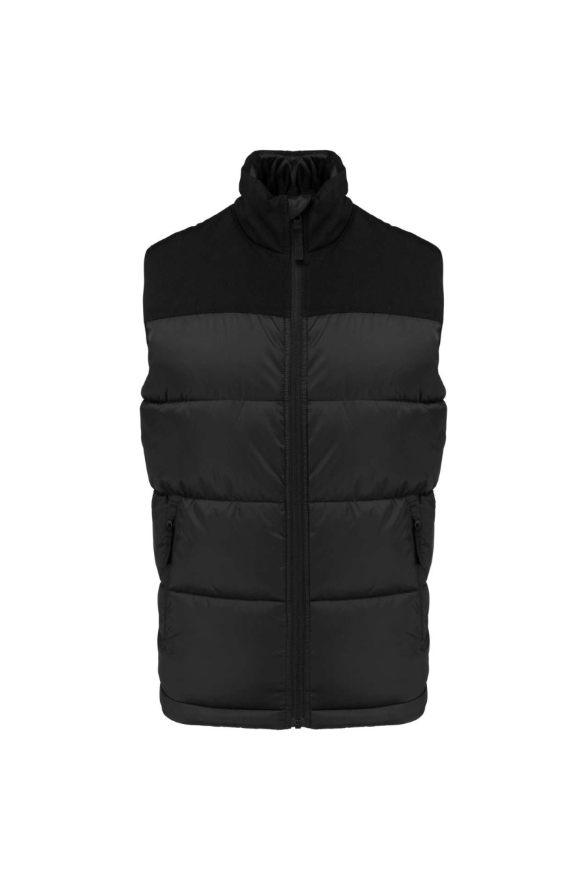 Vestă Unisex Matlasată în Două Tonuri