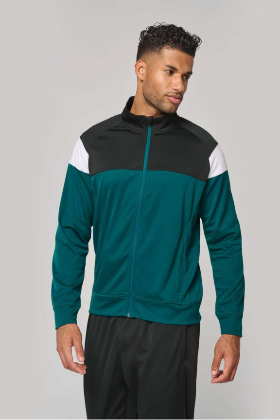Men's Zipped Sports Tracksuit Jacket - Stylish Activewear