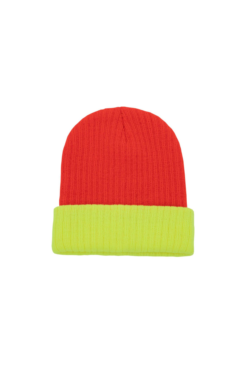 Metz Two-Tone Knitted Beanie - Stylish Workwear