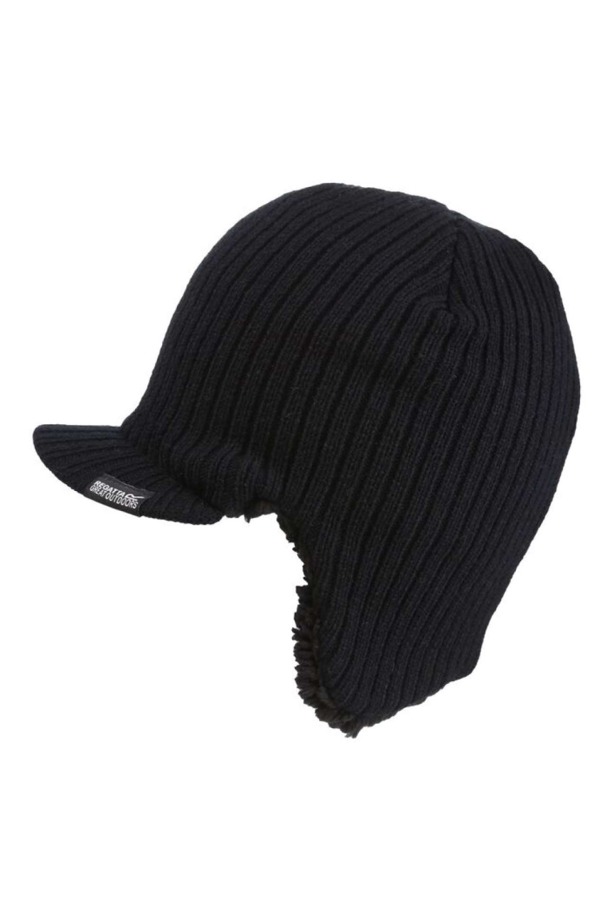 Anvil Ribbed Peaked Cap - Warm & Stylish