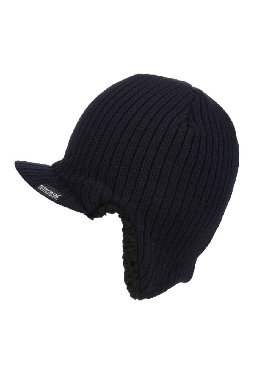 Anvil Ribbed Peaked Cap - Warm & Stylish