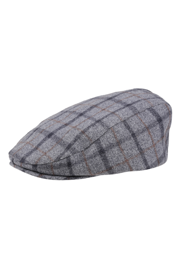 Acre Tweed-Effect Flat Cap - Classic Style