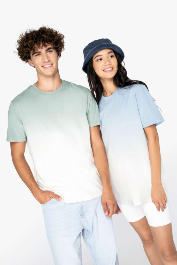 Tricou Unisex Eco-Friendly cu Efect Dip Dye