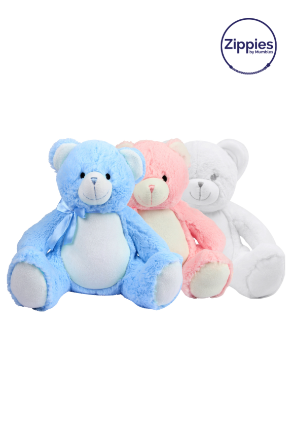 Zippie New Baby Bear Plush Toy - Soft & Customizable
