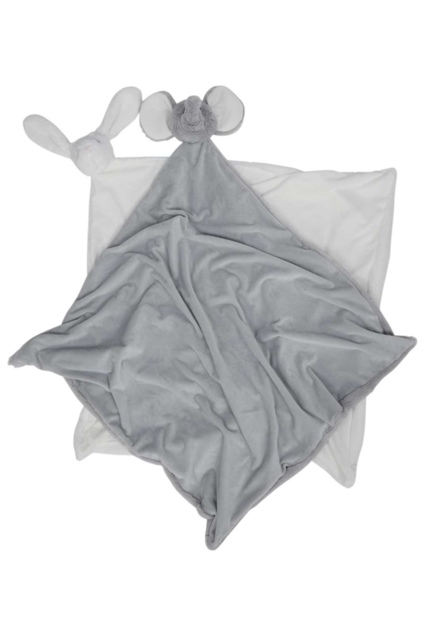 Plush Animal Blanket with Embroidery Access