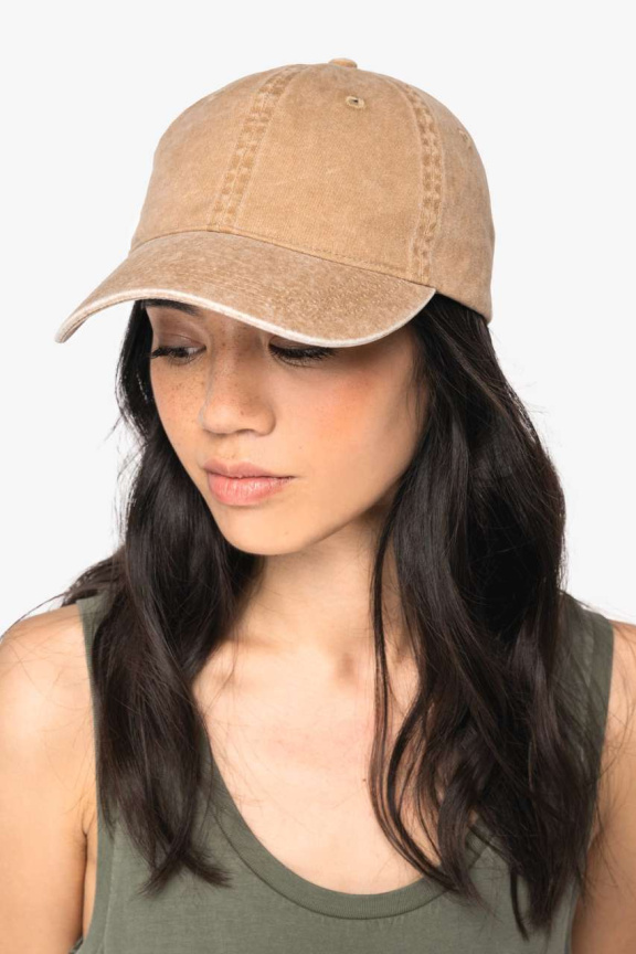 Unisex Organic Faded Cap - Eco-Friendly Style
