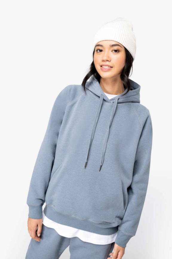 Women's Eco-Friendly Raglan Hooded Sweatshirt