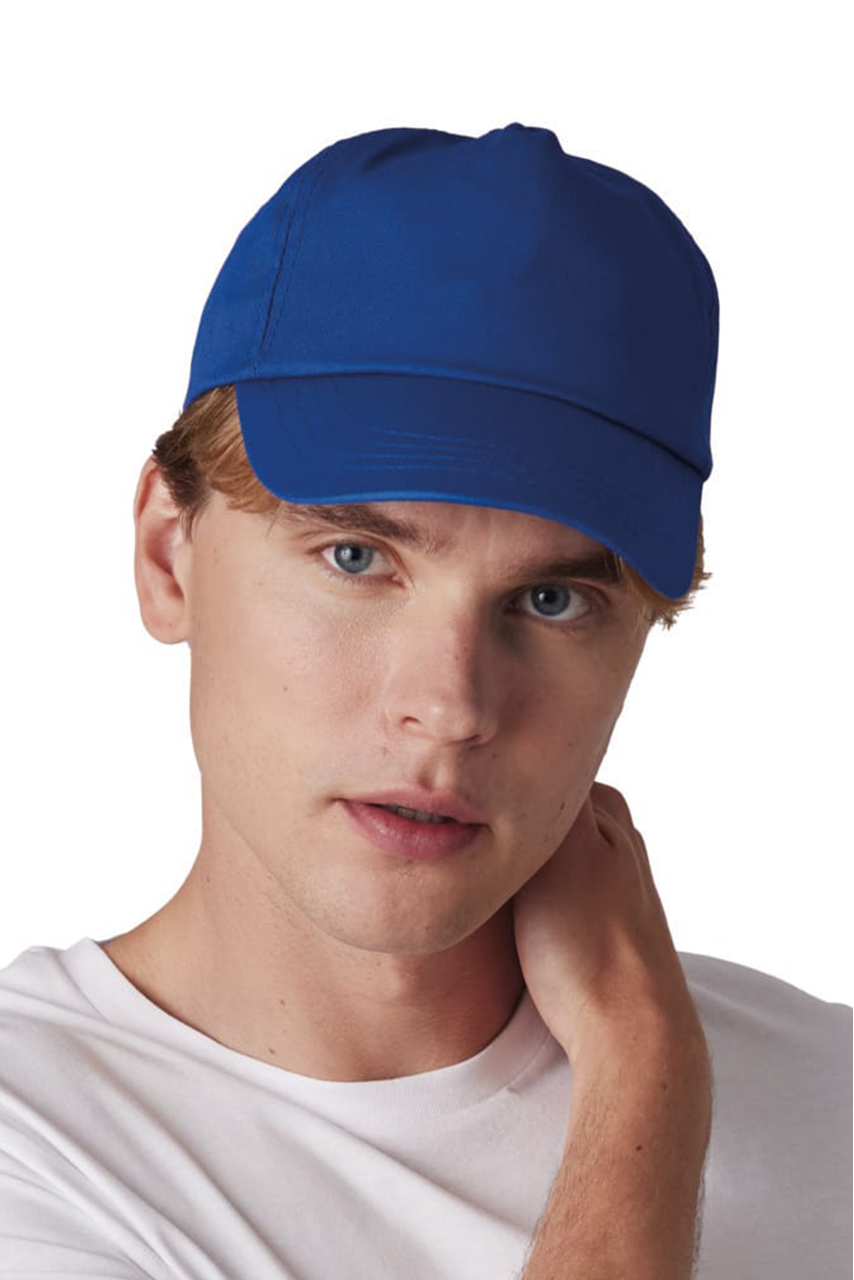 Classic 5-Panel Cotton Cap with Velcro