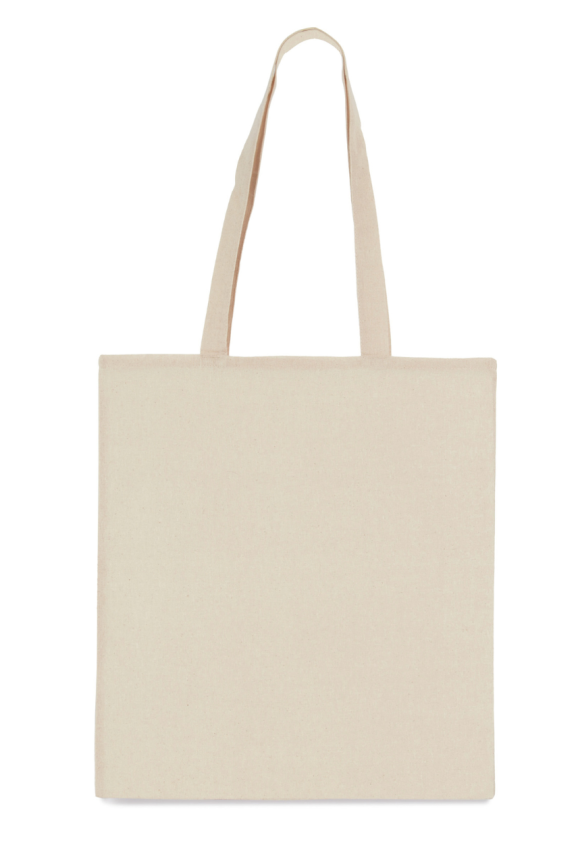 Eco-Friendly Cotton Tote Bag with Long Handles