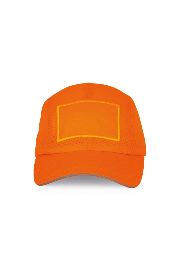Breathable 6-Panel Workwear Cap with Patch