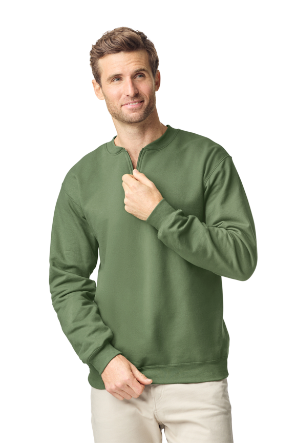 Softstyle™ Midweight Fleece 1/4 Zip Sweatshirt