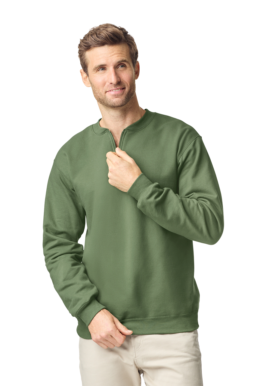 Softstyle™ Midweight Fleece 1/4 Zip Sweatshirt