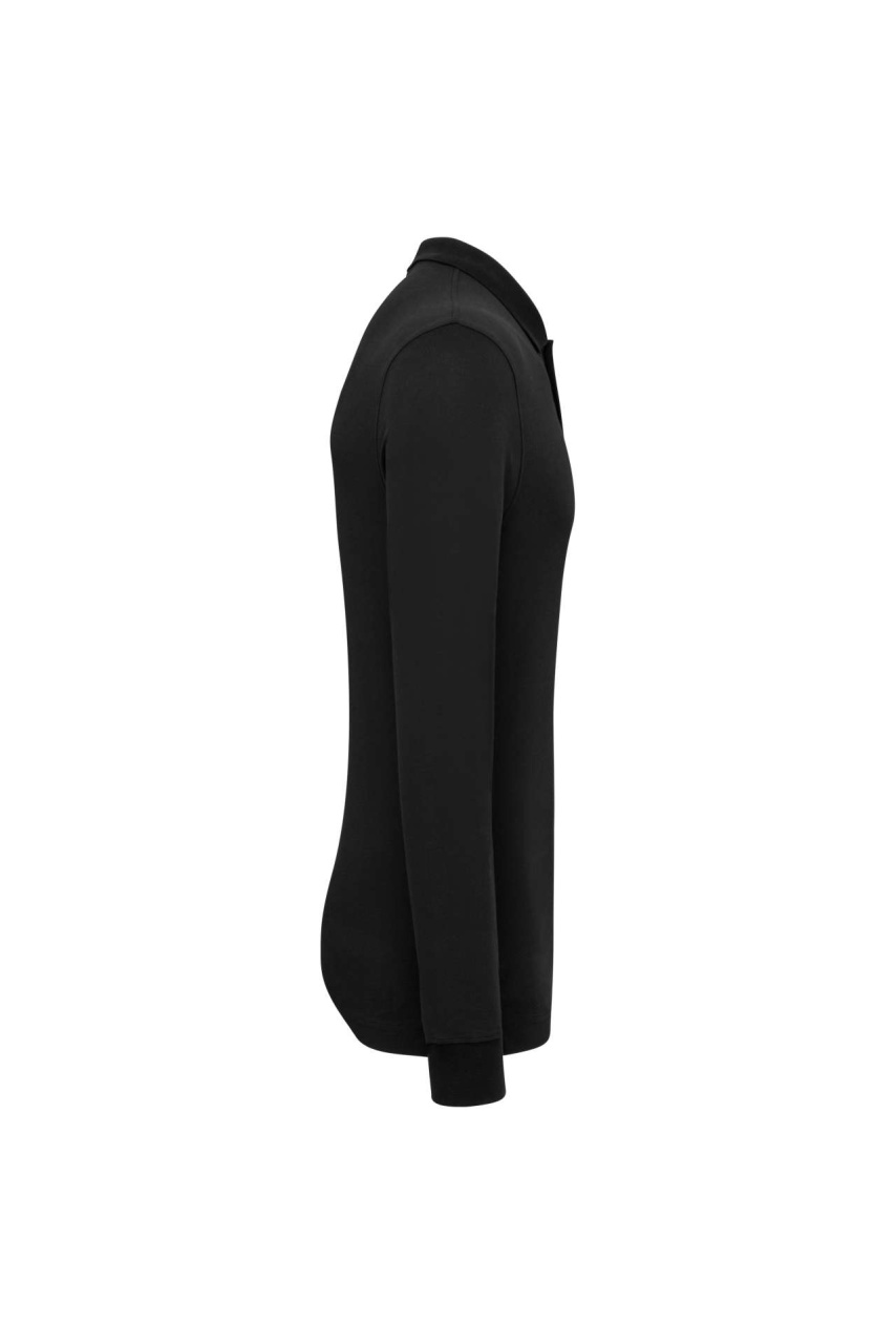 Men's Organic Long Sleeve Piqué Polo Shirt