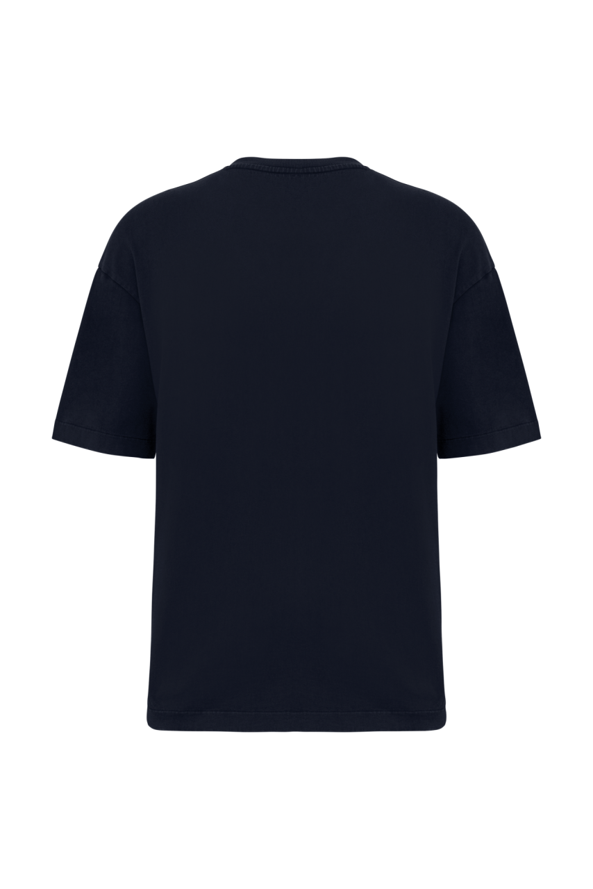 Tricou Oversized cu Efect Spălat pentru Bărbați