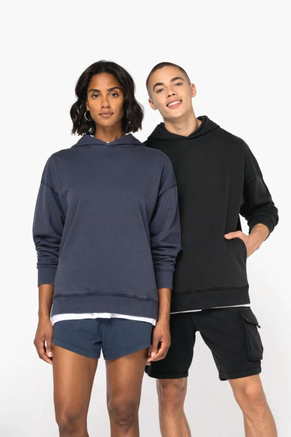 Hanorac Unisex Oversize cu Efect Spălat