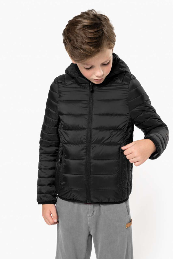 Kids' Ultra-Light Hooded Padded Jacket