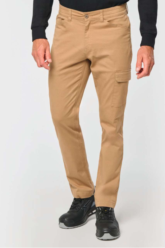Pantaloni Unisex din Bumbac cu Stretch - Confort și Funcționalitate