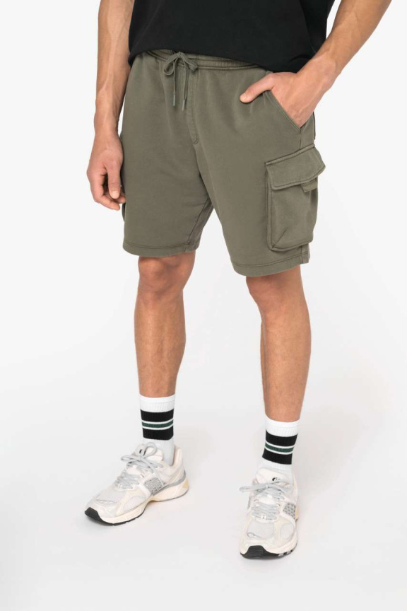 Pantaloni Scurți Cargo Bărbați French Terry