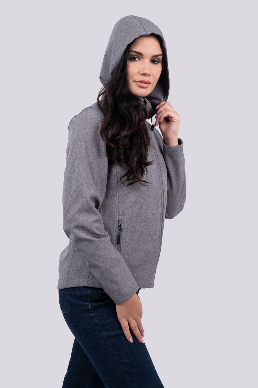 Jachetă Softshell Femei cu Glugă Detasabilă