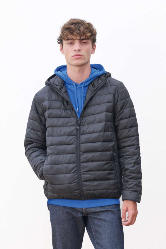 SOL'S Stream Hooded Men's Lightweight Padded Jacket