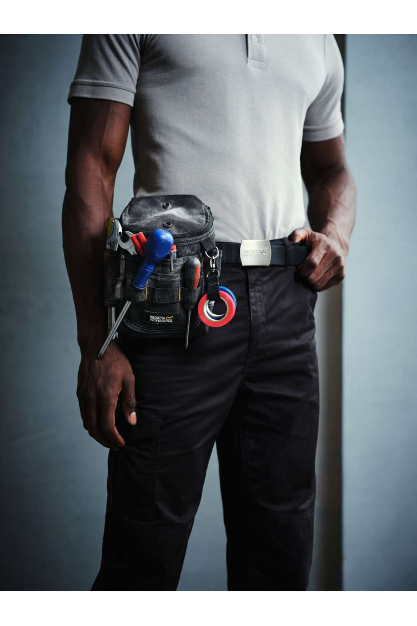 Durable Zip Top Tool Pouch with Belt Clip