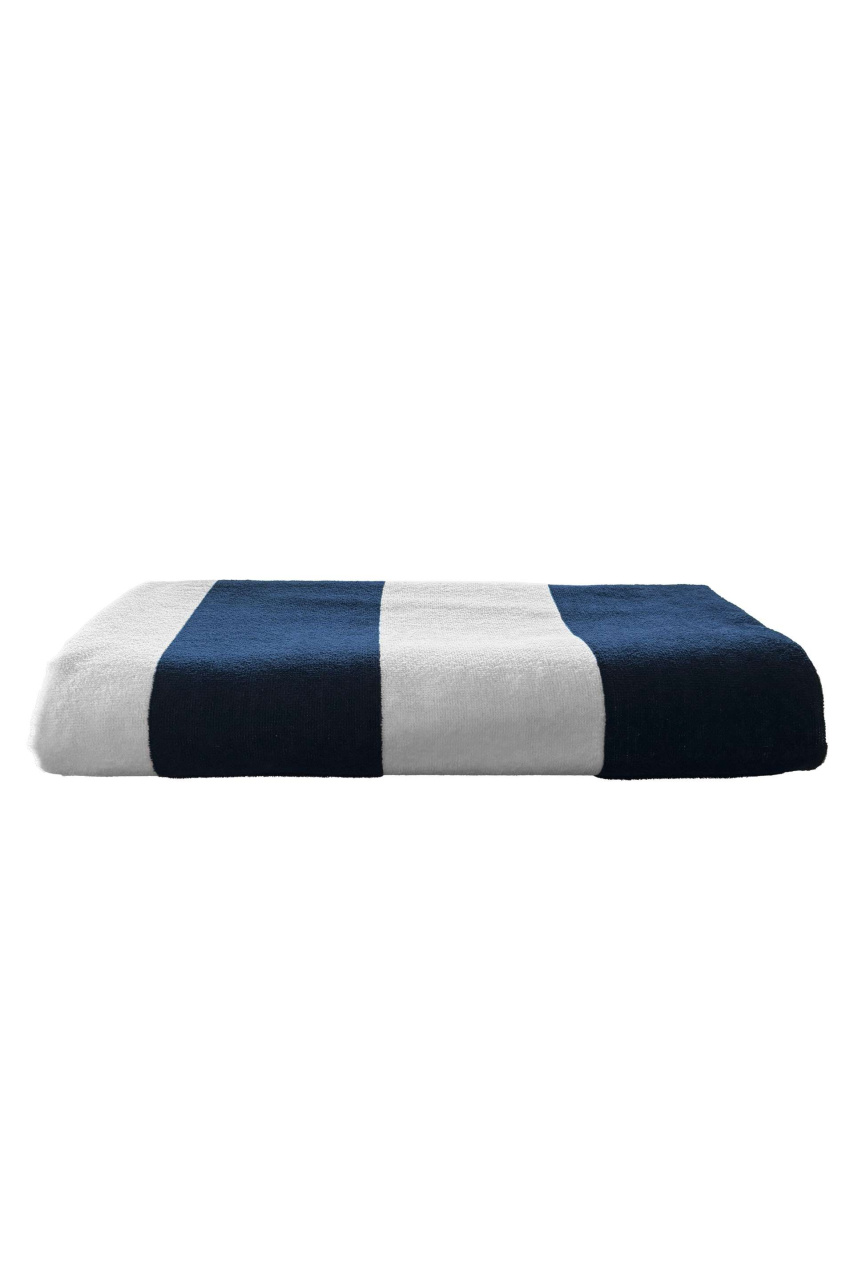 Olima Classic Marine Beach Velour Towel - 100% Cotton