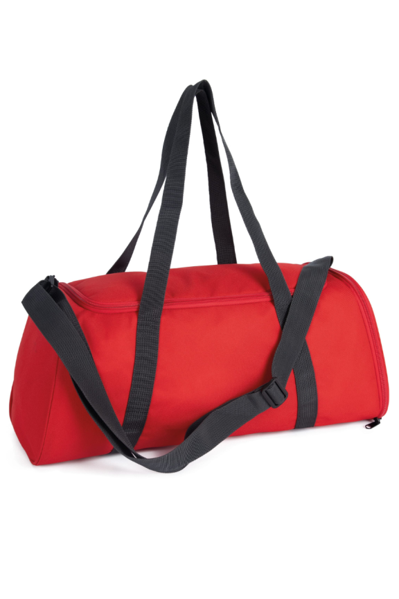 Red Sports Bag with Shoe Compartment