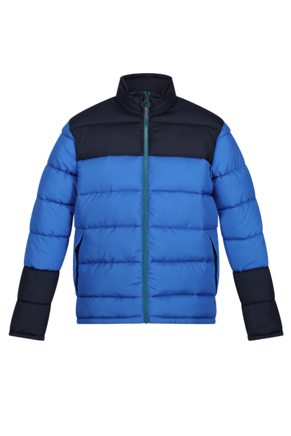 Geacă Puffer Vintage din Materiale Reciclate