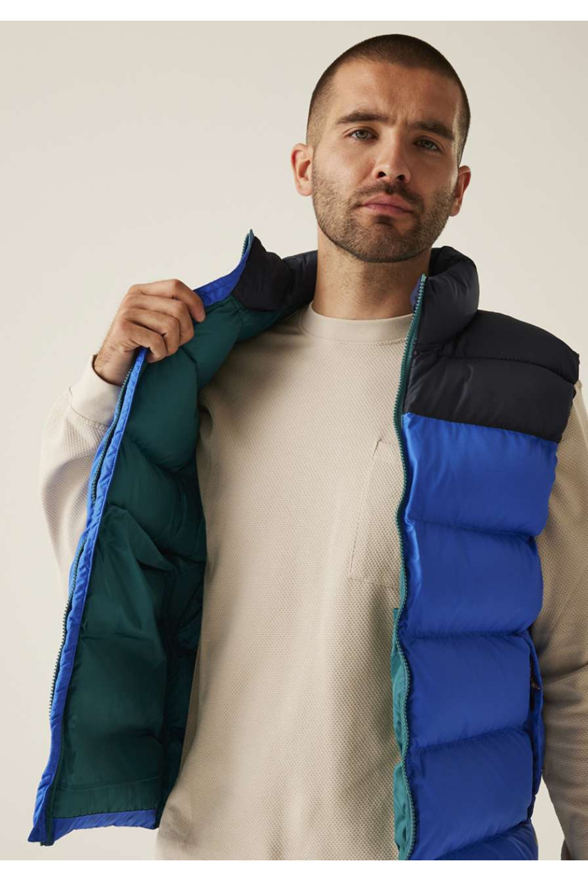 Vestă Puffer Vintage din Materiale Reciclate