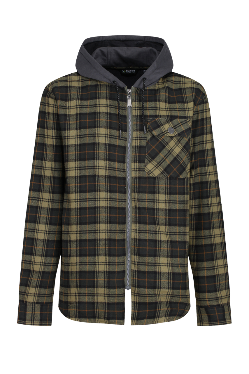 Tactical Siege Hooded Winter Overshirt - Warm & Stylish