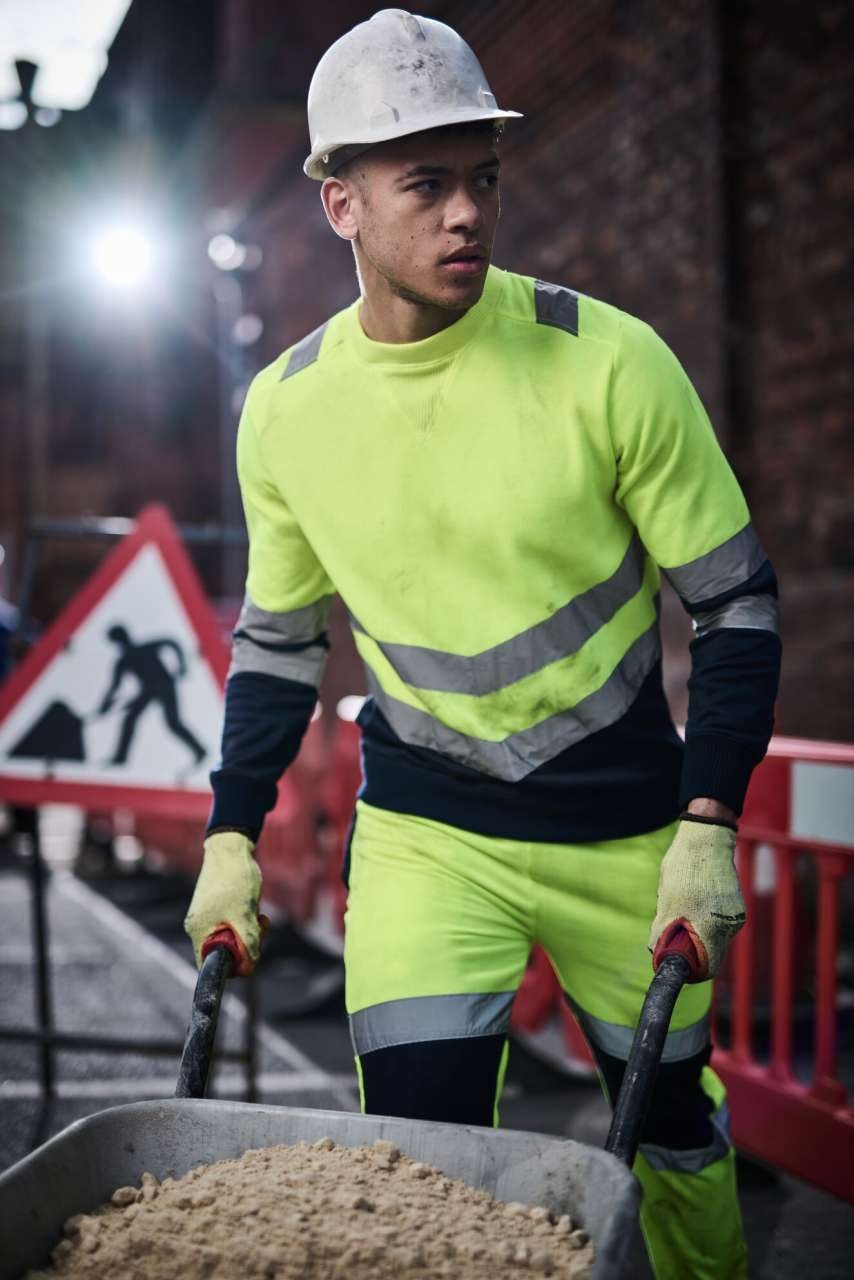High-Visibility Safety Sweatshirt - Workwear