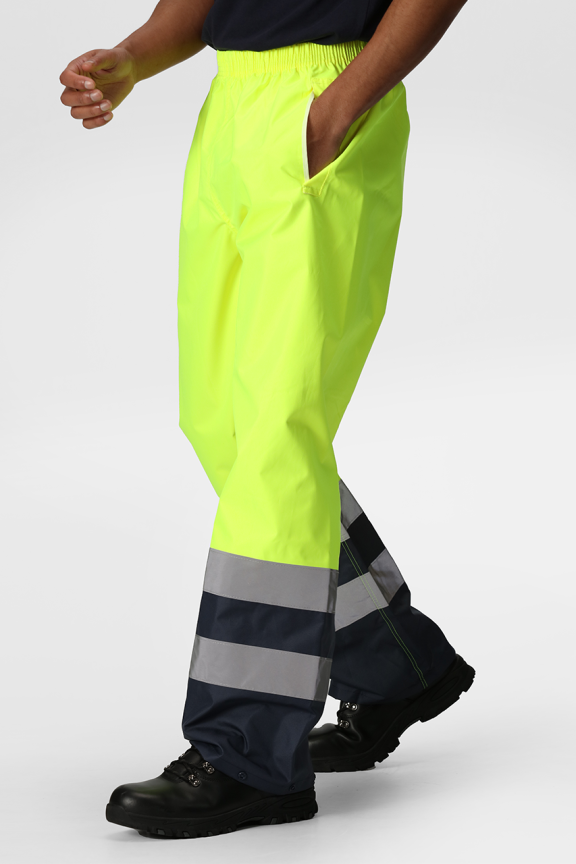 Pantaloni de Protecție HI VIS PRO - Impermeabili și Vizibili