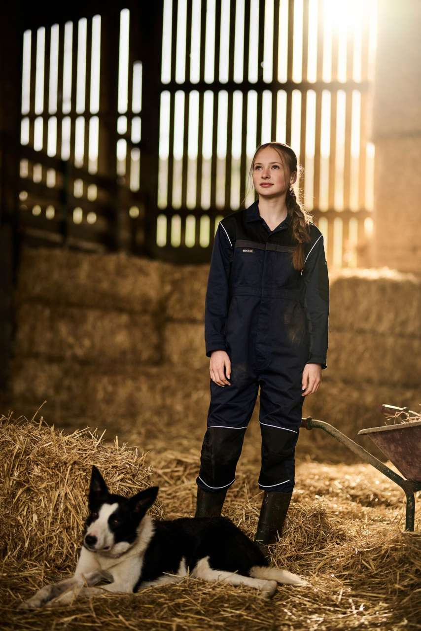 Junior Seedling Stud Overalls - Durable Kids Wear