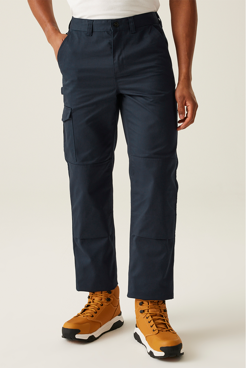 Men's Water Repellent Cargo Work Trousers