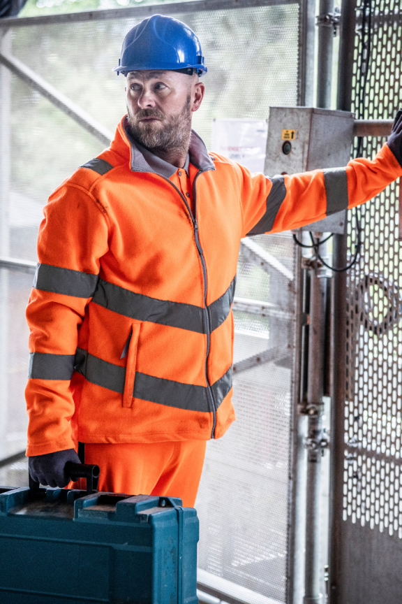 Hi-Vis Pro Contract Thor Safety Fleece