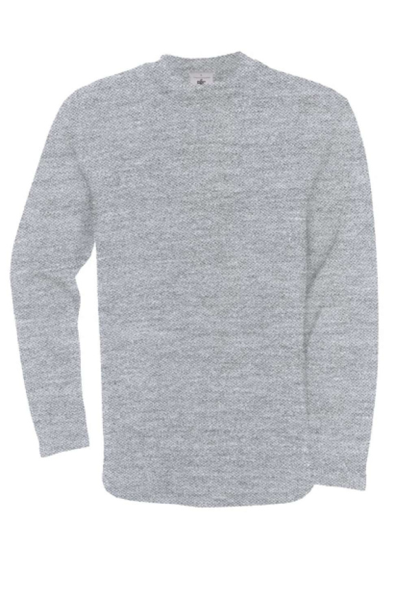 Bluza B&C Open Hem cu Guler Rotund