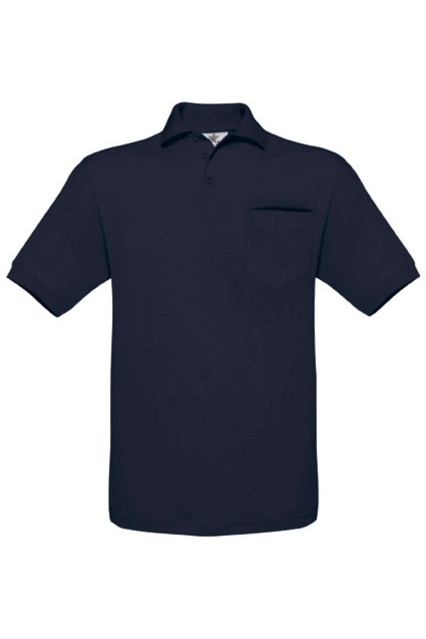 Tricou Polo B&C Safran Pocket - Elegant și Practic