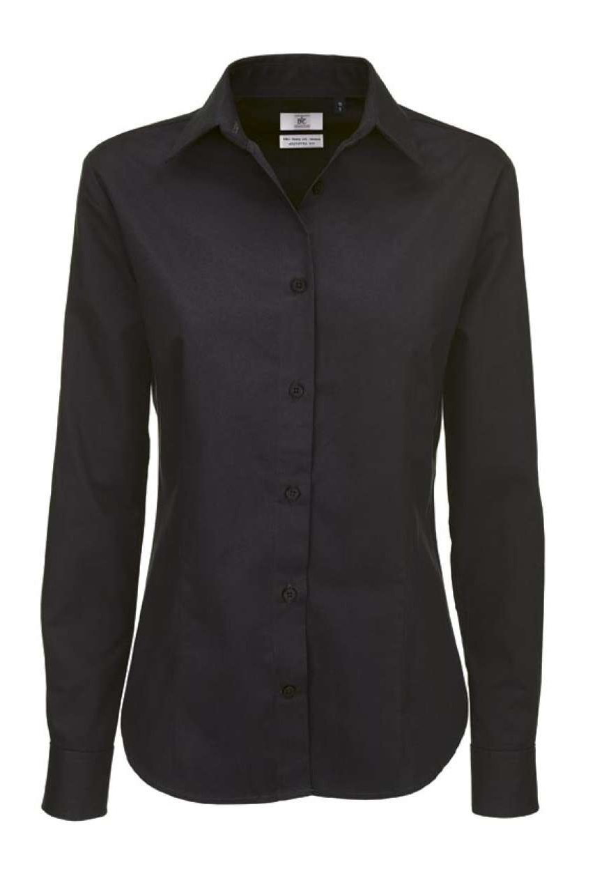 Women's B&C Sharp Long Sleeve Shirt