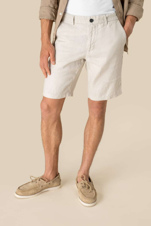 Men's Linen Bermuda Shorts - Stylish & Eco-Friendly